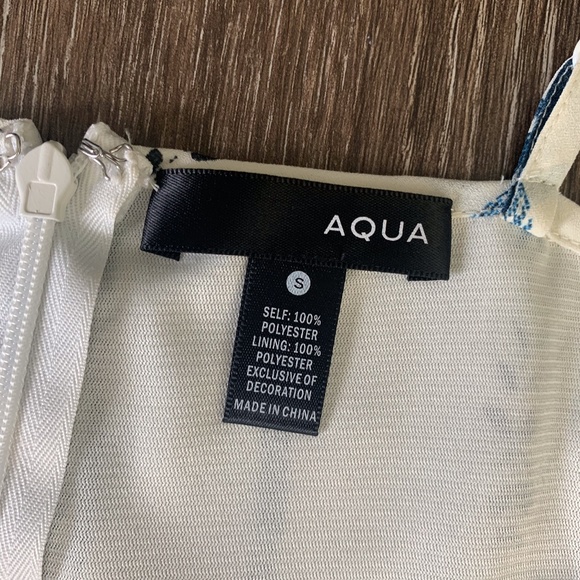 Aqua a-line dress size small - Picture 2 of 3